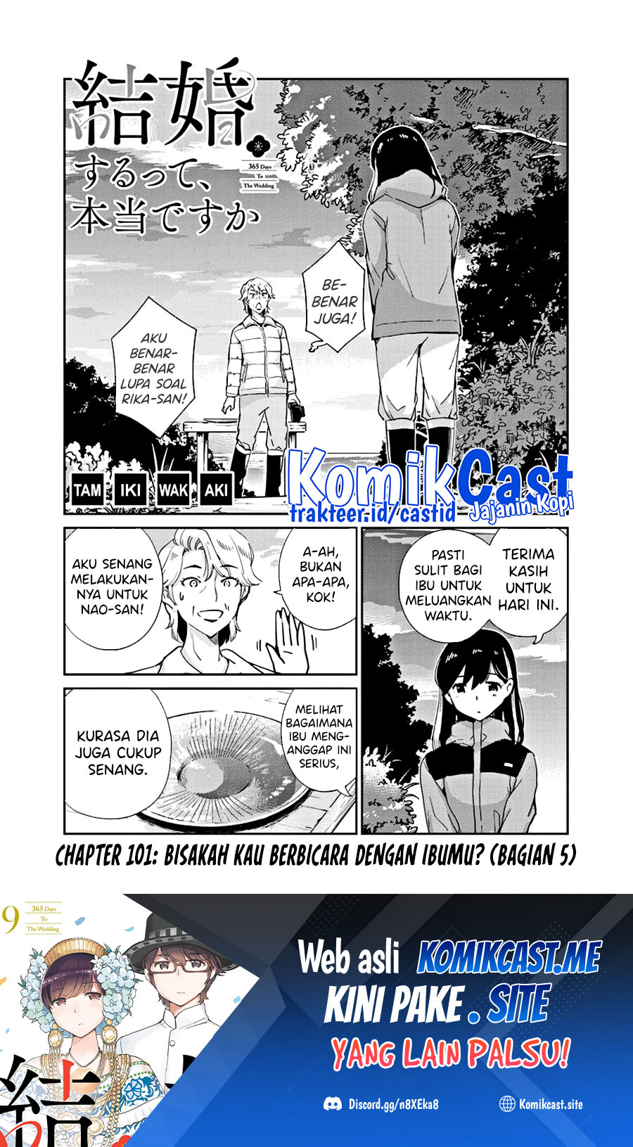 Kekkon Surutte, Hontou Desu ka? Chapter 101 Gambar 2